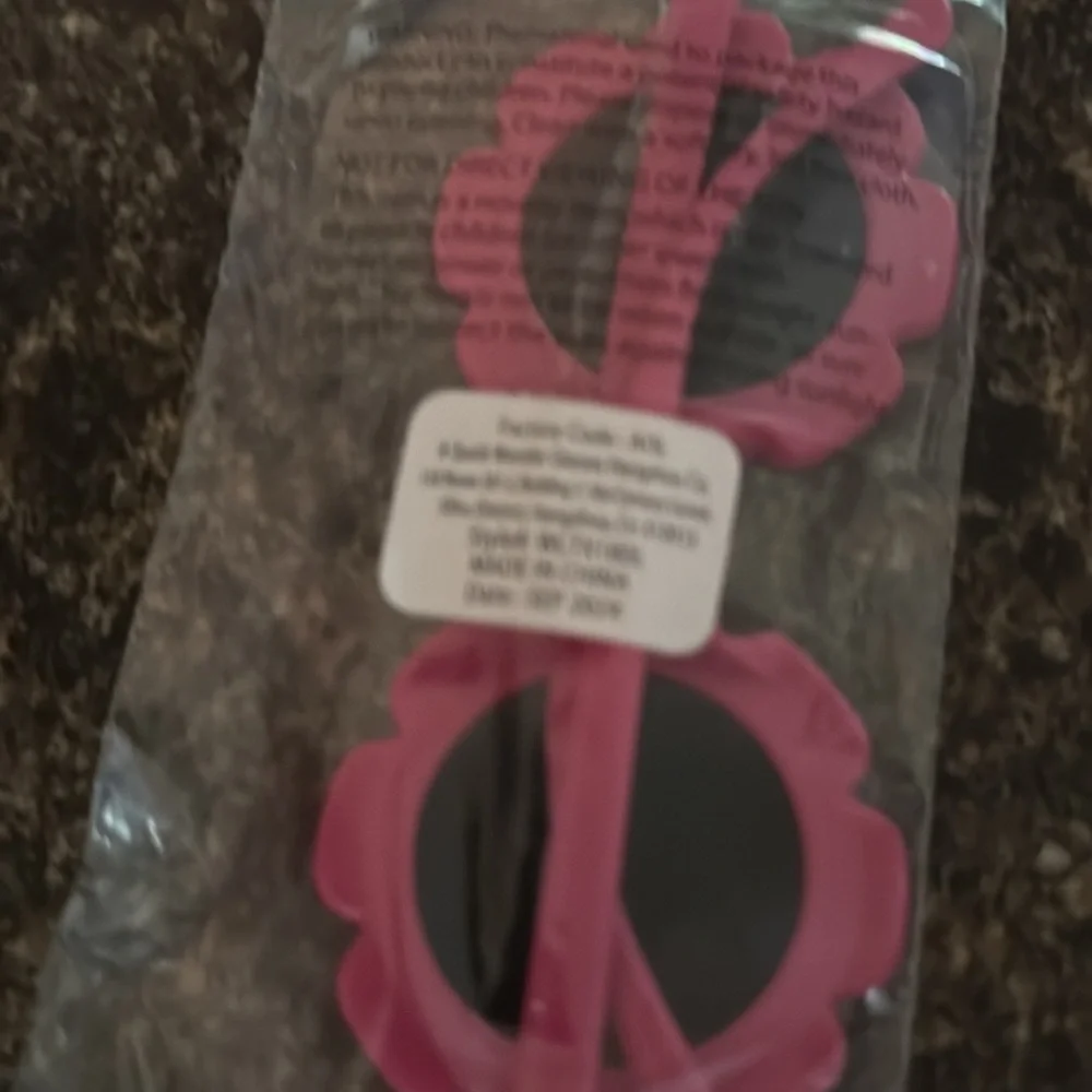 Girls pink flower petal sunglasses by Little Lass